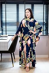 Na'Rak Women's Kimono Robe, Yukata Style Long Soft