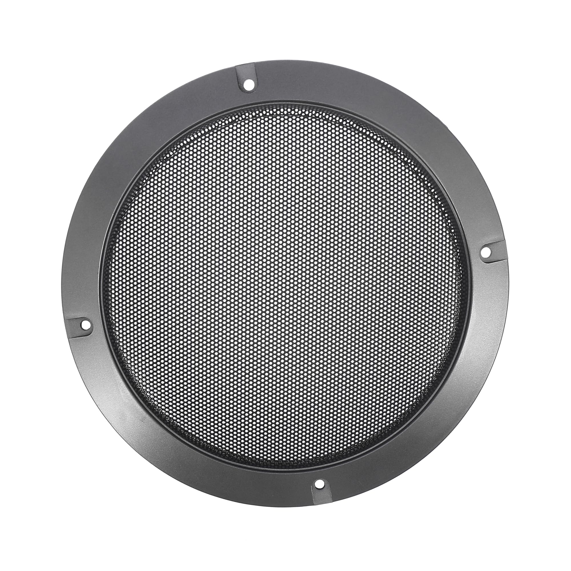 A ABSOPRO Speaker Cover Mesh Subwoofer Grill 7 Inch Plastic Titanium Tone