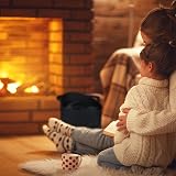 Relaxdays Pellet Bucket Set 3 Metal Fireplace Coal Container Black 21-30cm view 3