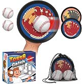 Toss and Catch Ball Set, for Beach Yard Pool Outside | Kids Baseball Glove &amp; Catch Ball Toys, Easy to Use, Fits All Hand Sizes, Waterproof for Outdoor (Upgraded)