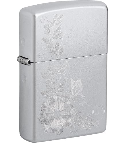 Amazon.com: Zippo Lighter: Hearts and Wings, Engraved - Satin