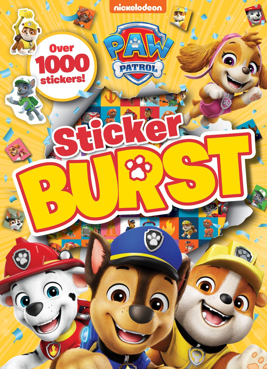 ALLIGATOR - Paw Patrol Sticker Activity Book, Reusable Stickers