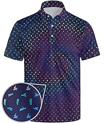 Funny Golf Shirts for Men Crazy Funny Golf Polo