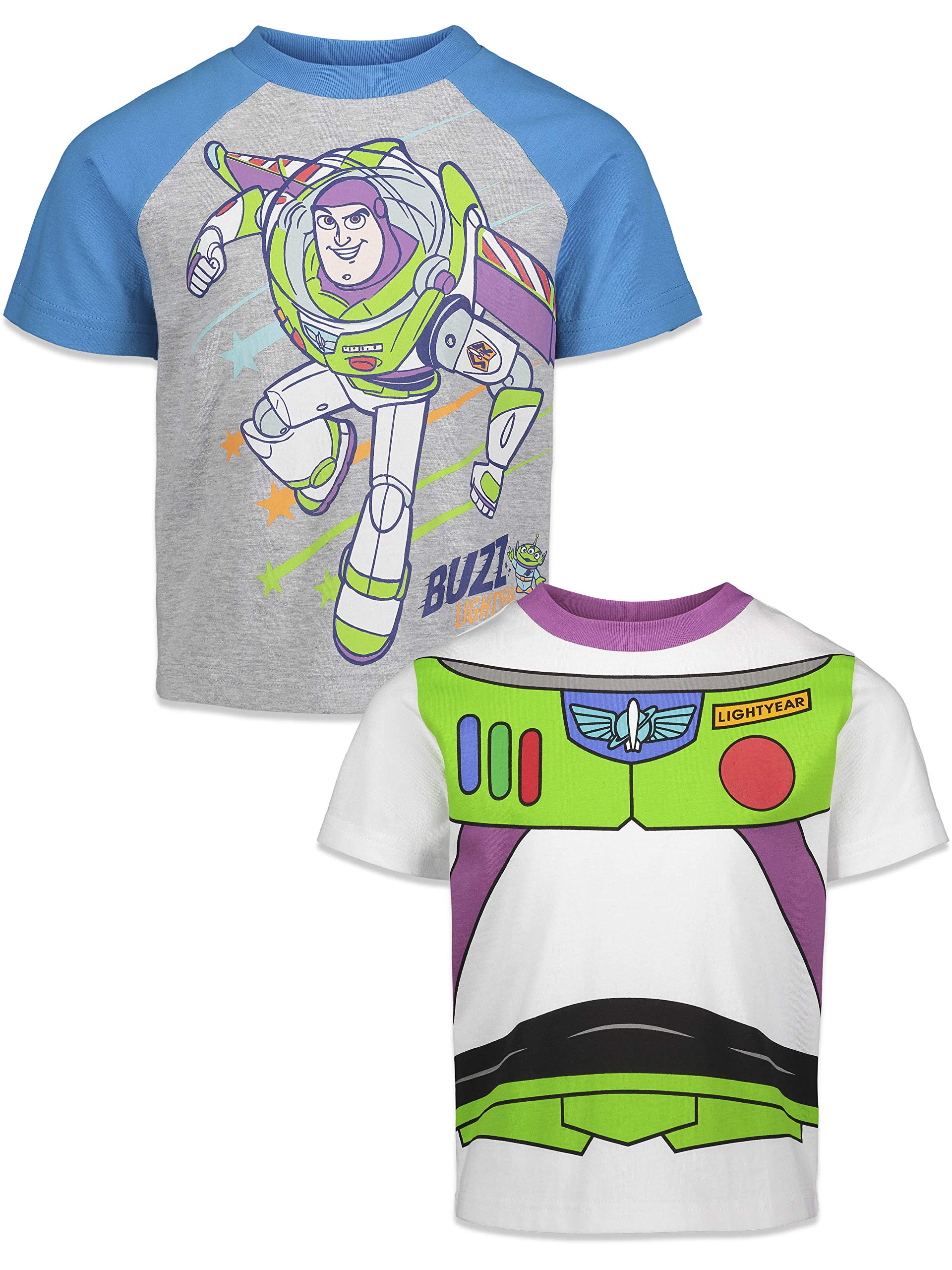 Disney 2 Pack T-Shirts Infant to Big Kid Sizes (12 Months - 14-16)