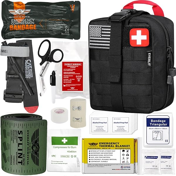 Amazon.com: IFAK (Individual First Aid Kit) Trauma Kit with