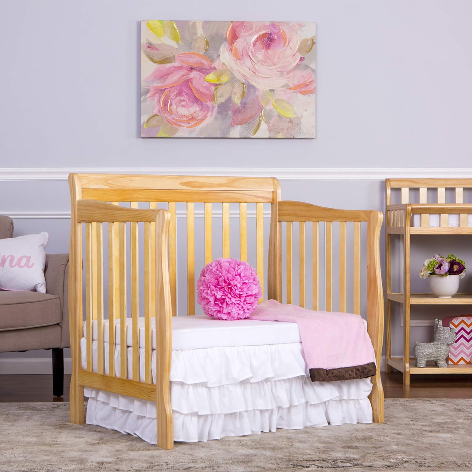 aden convertible mini crib