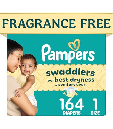 Amazon.com: Diapers Newborn/Size 1 (8-14 lb), 164 Count - Pampers