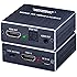 Tendak HDMI Audio Extractor Converter HDMI to Optical TOSLINK SPDIF + HDMI with 3.5mm Stereo Audio Splitter Adapter HDMI 1.4 Version Support 4K x 2K 3D - HDCP 2.0