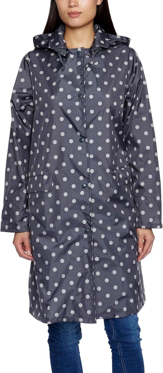 Cath Kidston By Fulton CK Women's Rain Coat with Detachable Hood Spot