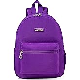 AOTIAN Mini Lightweight 11.8 Inch Backpack Durable Travel Hiking Women and Girls Small Daypack, 7 Liters Dark Violet Purple