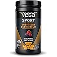 Vega Sport Pre-Workout Energizer Acai Berry (19oz, 30 Servings) - Vegan, Gluten Free, All Natural, Pre Workout Powder, Non GM
