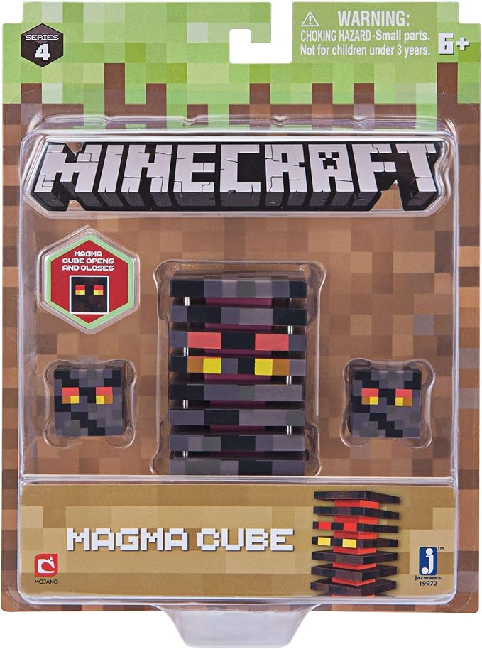 Amazon Minecraft 3インチアクションフィギュア マグマキューブ マルチ おもちゃ おもちゃ