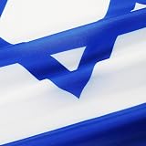 AZ FLAG Israel Flag 2x3 ft 90x60 cm 100D Polyester With Metal Eyelets view 3