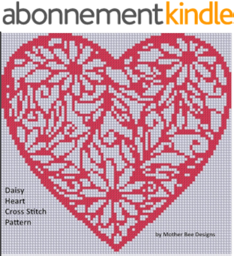 Download Daisy Heart Cross Stitch Pattern (English Edition) PDF
