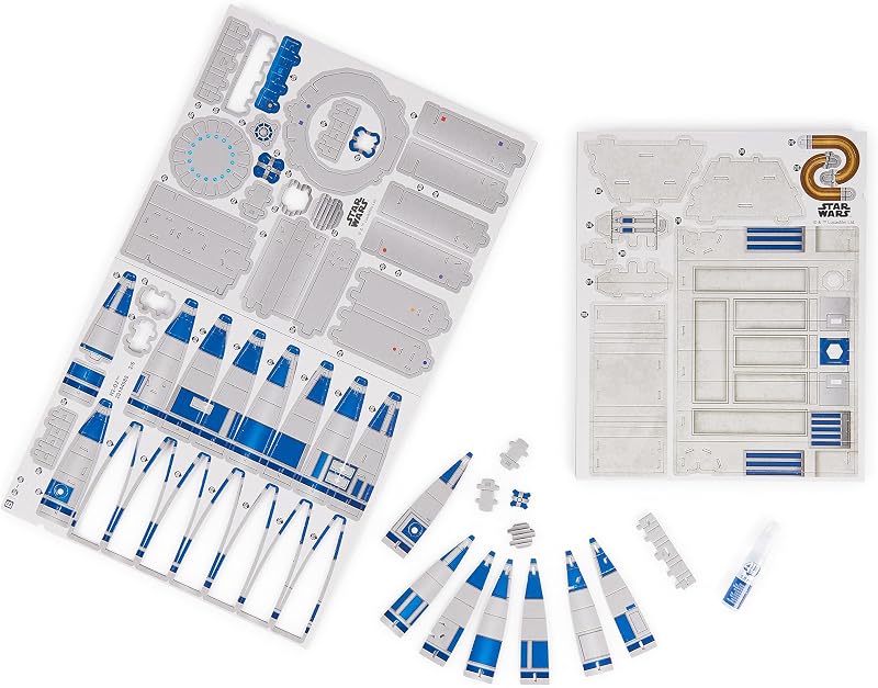 Puzz4D - Maqueta R2-D2 - Puzzle 3D Star Wars - Maquetas para Construir Adultos - Puzzles para Adultos y Niños - Juegos de Mesa - Juegos Infantiles - Juguetes Niños 12 Años +
