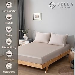 Bella Coterie Luxury Bamboo Cal King Size Fitted