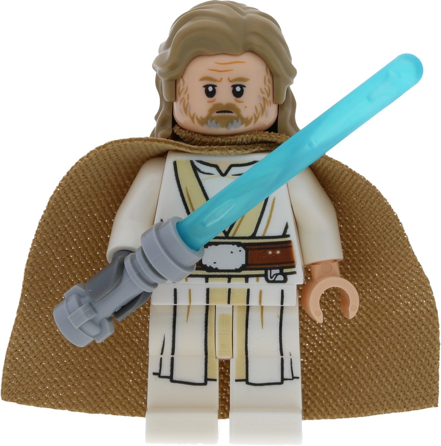 LEGO Star Wars Minifigur: Luke Skywalker (alt) mit Umhang und Laserschwert: Amazon.de: Spielzeug