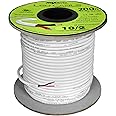 18AWG Low Voltage LED Cable 2 Conductor Jacketed in-Wall Speaker Wire UL/cUL Class 2 (200 ft Reel)