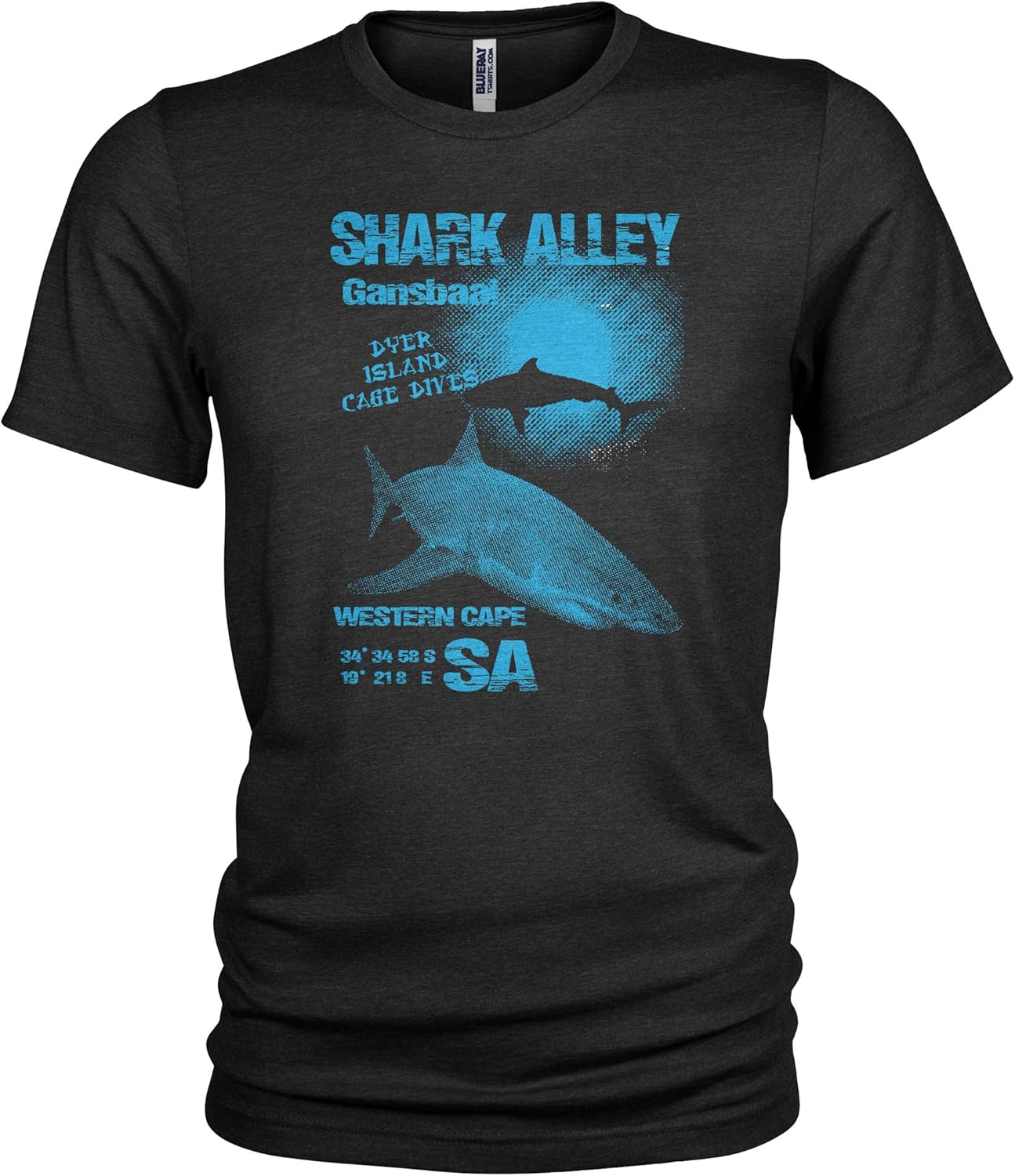 GANSBAAI Dyer Island Great White Shark cage Diving Mens T-Shirt