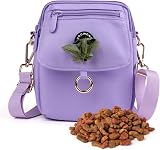COOWONE Waterproof Dog Walking Bag Crossbody Treat Pouch Pooch Mom Bag