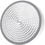 LEKEYE Shower Drain Hair Catcher Strainer Stainless Steel Silicone