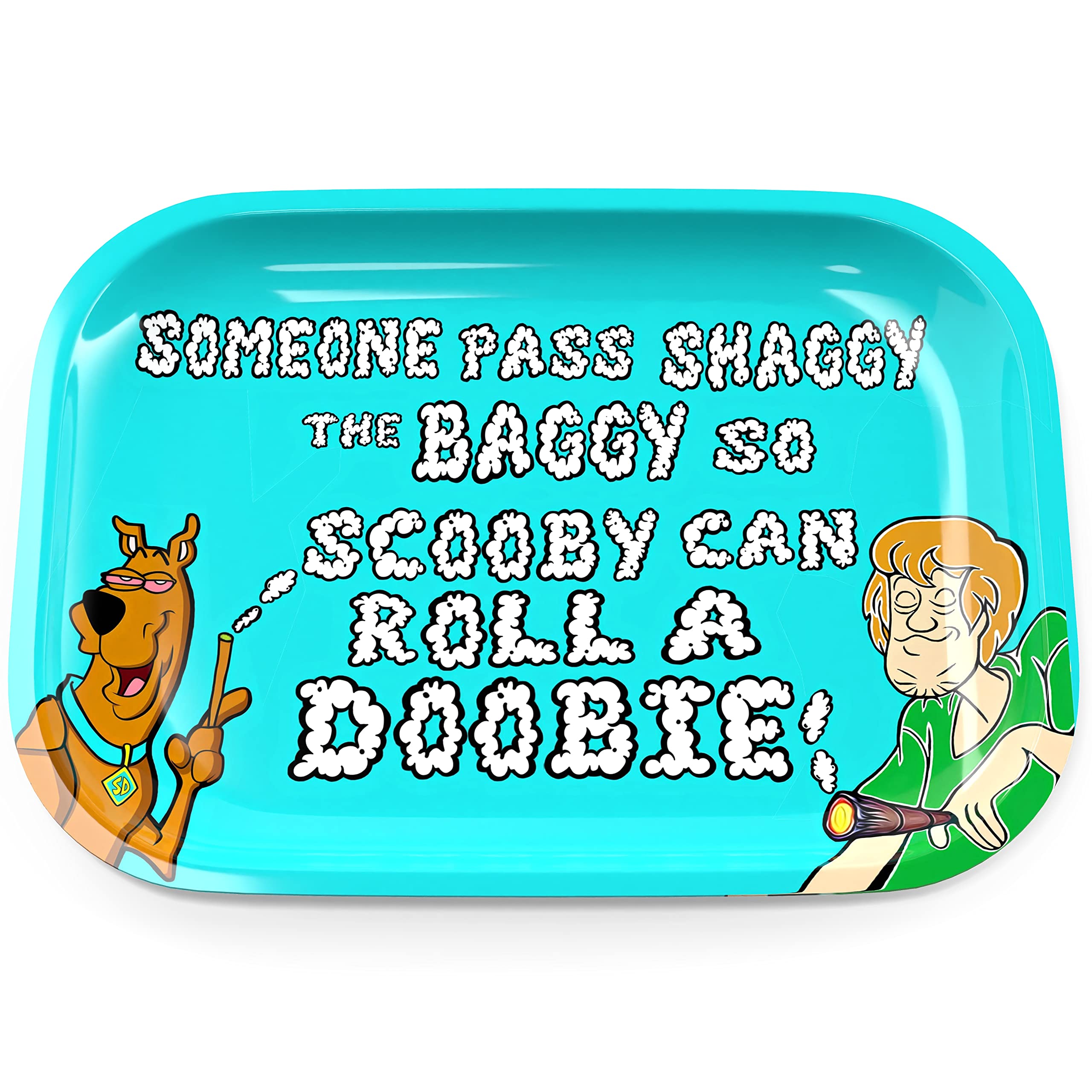 UkGlass Scooby Doo Rolling Tray - Metal Rolling Tray - Smoking Accessories Rolling Tray Smoking Tray