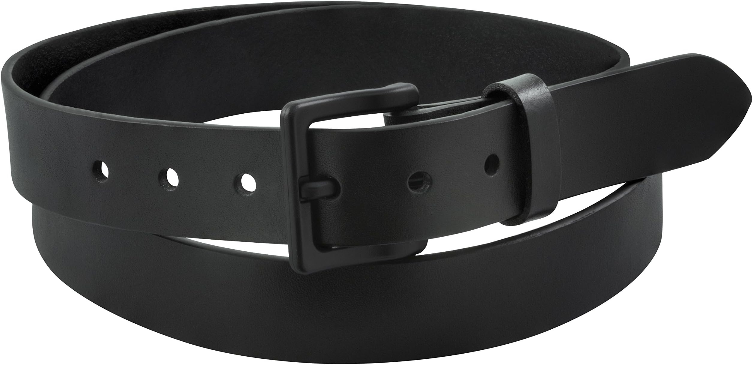 Travel StealthMetal Free Belt - Black Italian Leather 35mm Width - Airport Security Safe Plastic Buckle โ Hypoallergenic Nickel Free Belt by Travel Stealth