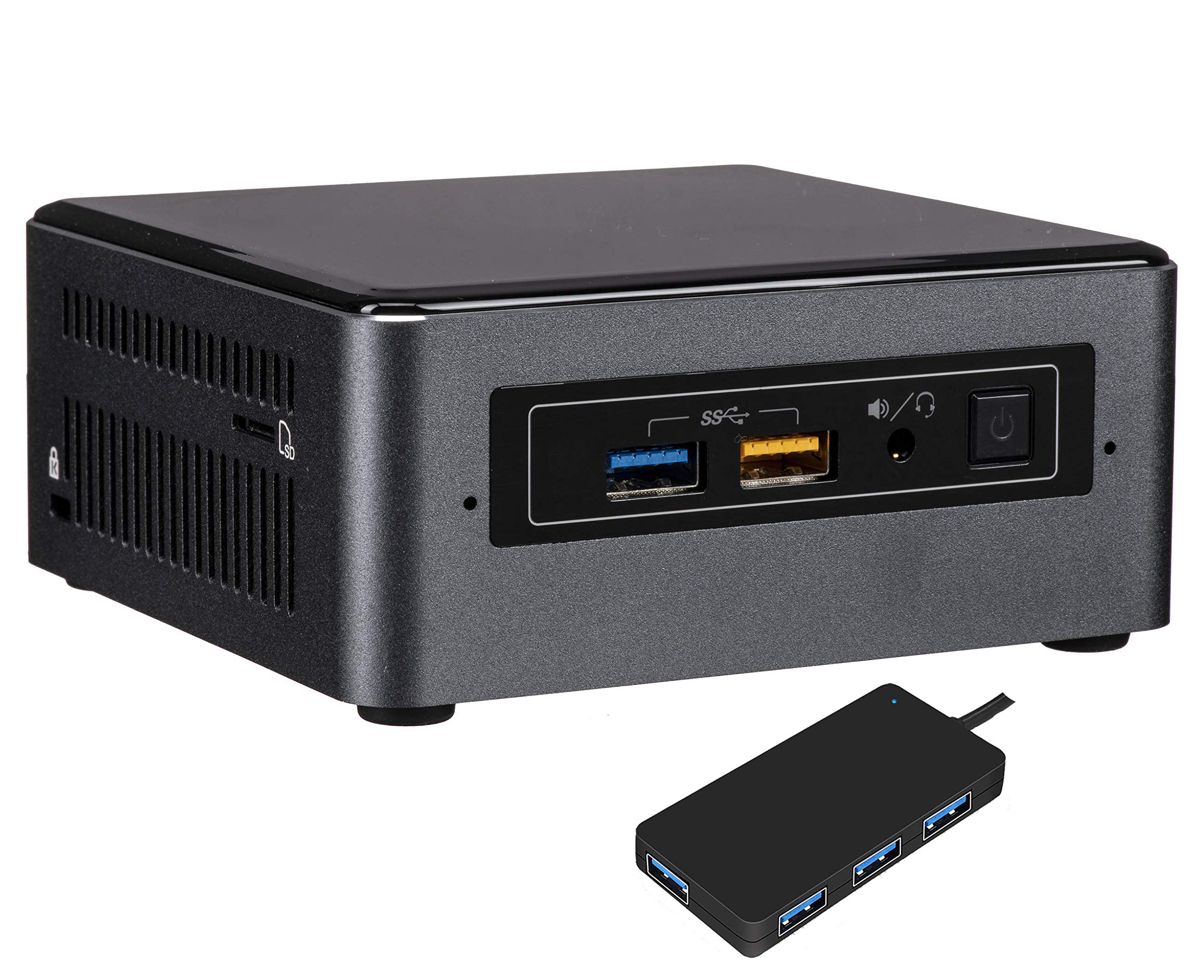 Intel NUC NUC7i5BNH Home and Business Desktop Black (Intel i5-7260U 2-Core, 64GB RAM, 2TB PCIe SSD +