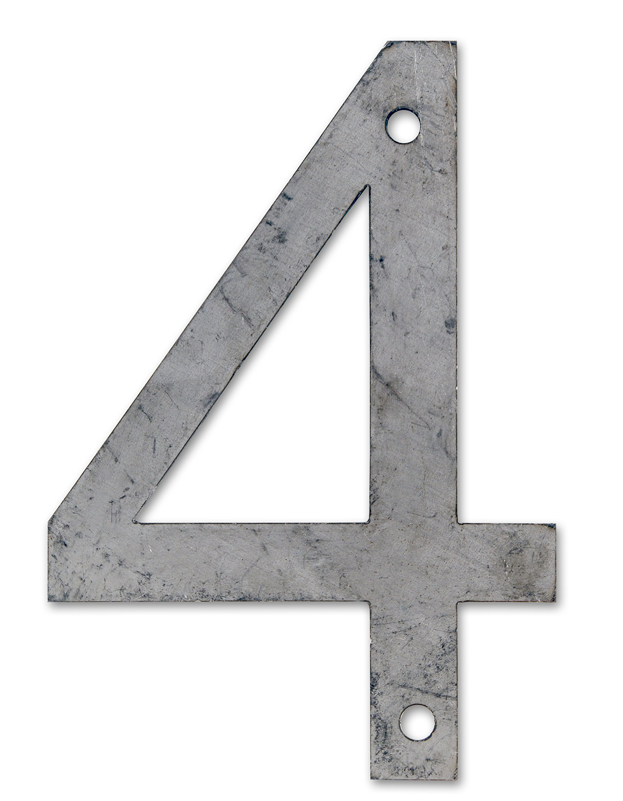 Chapuis 4 Arial Font, Steel Grey, 12 cm cpa4 Number