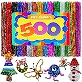 GAGANIU 500pcs Pipe Cleaners, Pipe Cleaners for