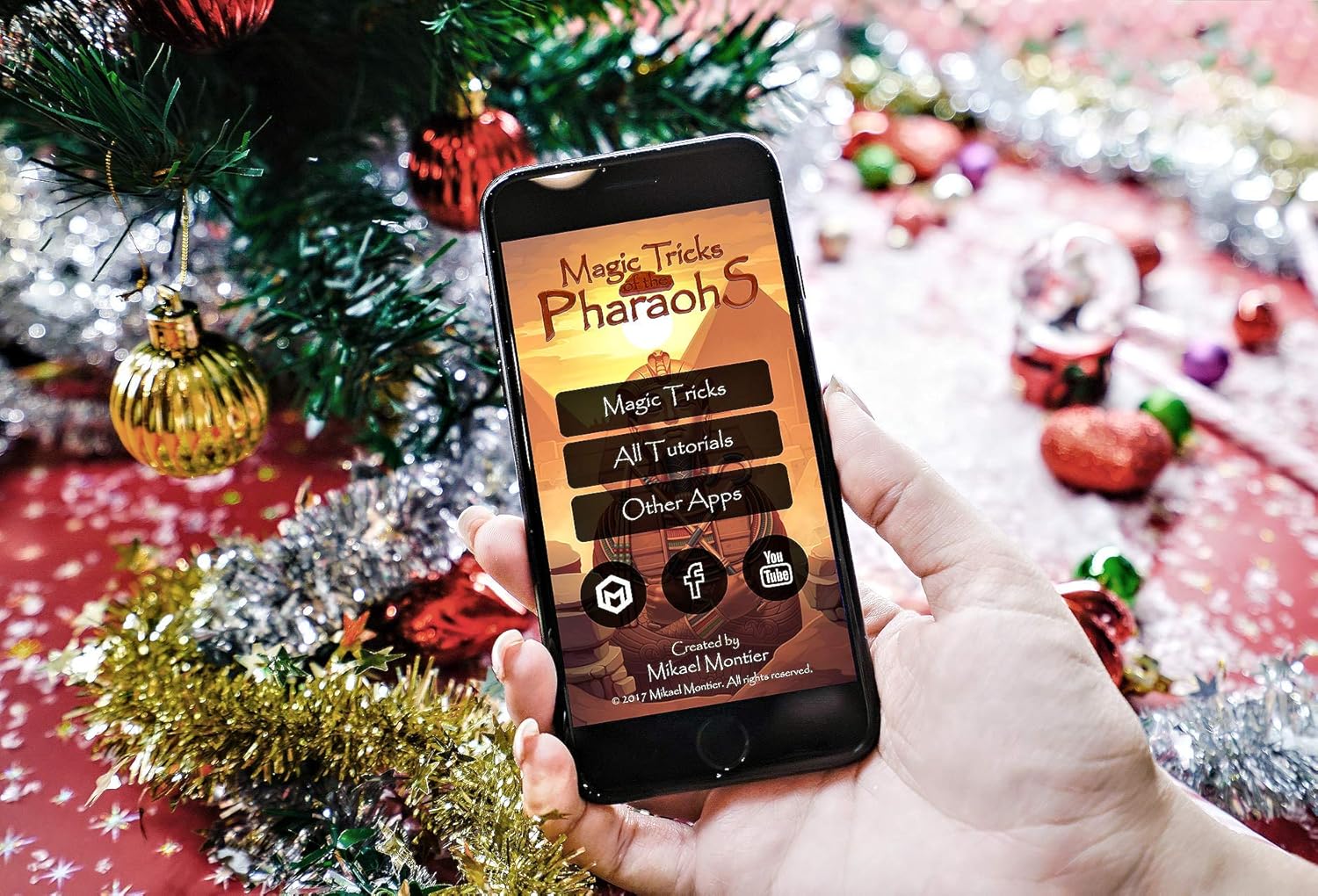  Magic Tricks of The Pharaohs Juego de Magia Digital Caja con