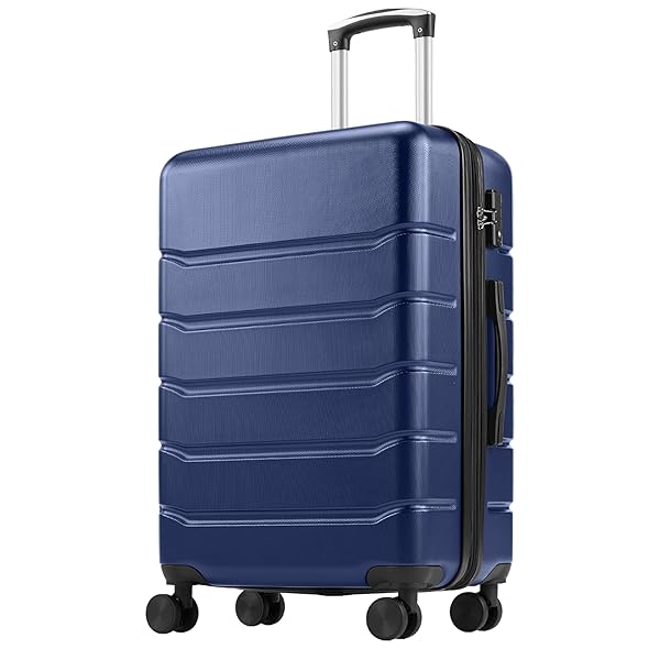 OLIXIS 28 INCH LUGGAGE, HARDSIDE CHECKED SUITCASE WITH...