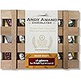 Andy Anand European Beer Flavored Dark Chocolate Bottles, Assortment Of Premium Selection, Filled with Top-Shelf Beer, Packed in a Wooden Gift Box - 18 Count