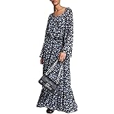 Michael Kors Womens Scoop Neck Maxi Dress