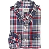 J.Crew Factory Men's Regular Fit - Plaid Madras Shirt