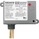 Functional Devices RIB2401B Enclosed Relay, 20 Amp Spdt with 24 Vac/Dc/120 Vac Coil