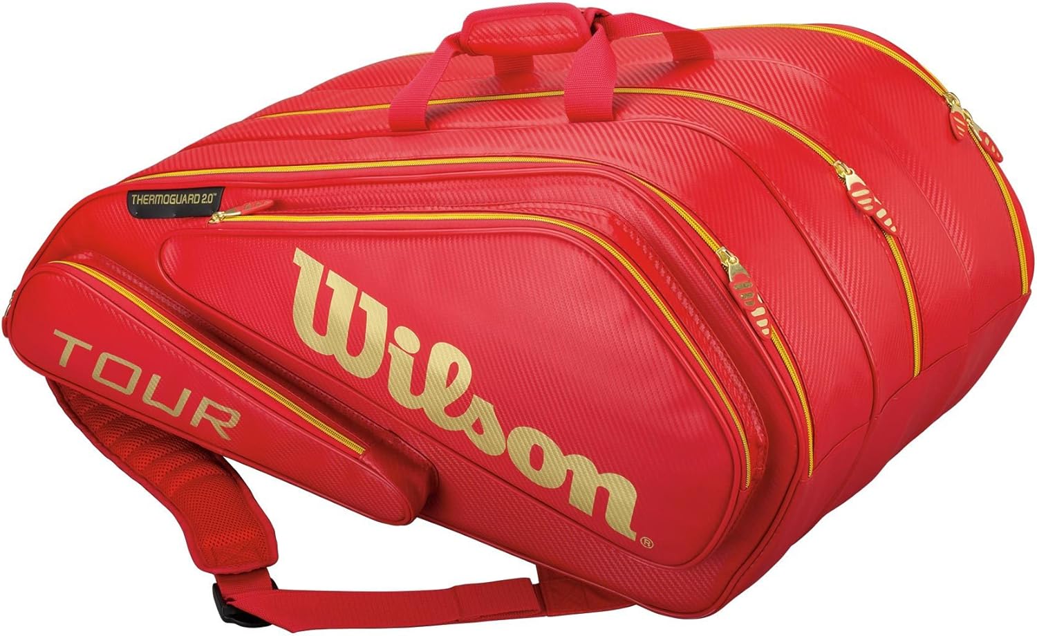 Amazon.co.jp： Wilson Tennis Racket Bag Red, 15 Litre by Wilson スポーツ
