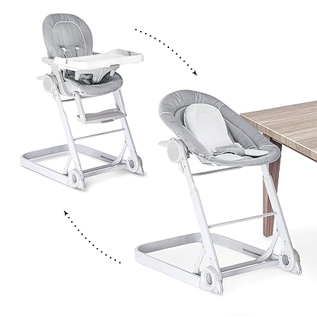 Hauck Sit’n Care 3 in 1 Newborn Set – Neugeborenen Aufsatz und Kinderhochstuhl ab Geburt/inkl. Sitzverkleinerer, Tisch, Rolle