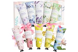 EAKROO 10 Pack Hand Cream for Dry Cracked Hands, Natural Plant Fragrance Moisturizing Hand Lotion Travel Size in Bulk for Dry Hands, Hand Lotion for Baby Shower Party Favors, Birthday Gifts, Bridesmaid Gifts