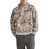 Eutten Mens Camo Hoodies Maple Leaf Print Oversized Hooded Sweatshirt Fleece Pullover Sweatshirts Long Sleeve with Pocket