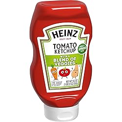 Heinz Tomato Ketchup with a Blend of Veggies, 19.5