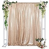 DUOBAO Sequin Backdrop 4x7Ft