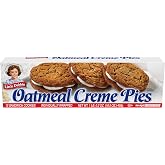 Little Debbie Oatmeal Cr&egrave;me Pies, 12 Individually Wrapped Sandwich Cookies, 16.2 OZ Box