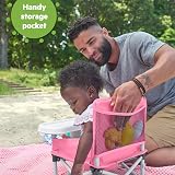 Bright Starts Pop N Sit Portable Booster Pink 6 Months to 3 Years view 4