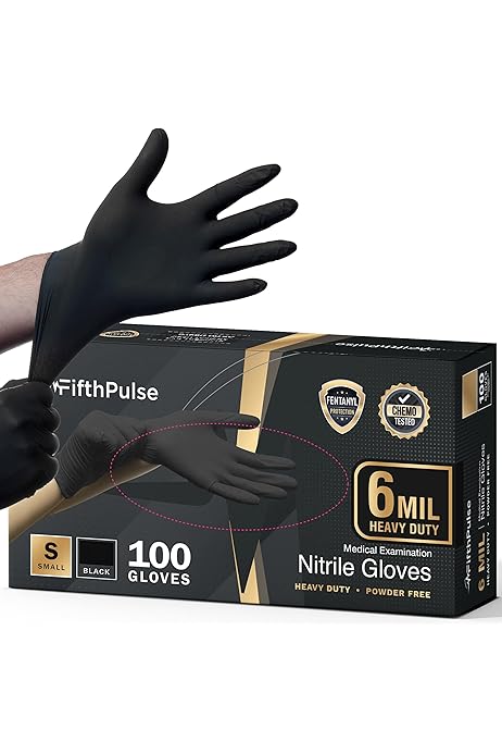 Amazon Mil Nitrile Gloves Small Nitrile Gloves Medium Black