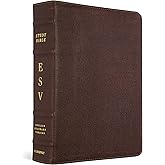 ESV Study Bible (Cowhide, Deep Brown)