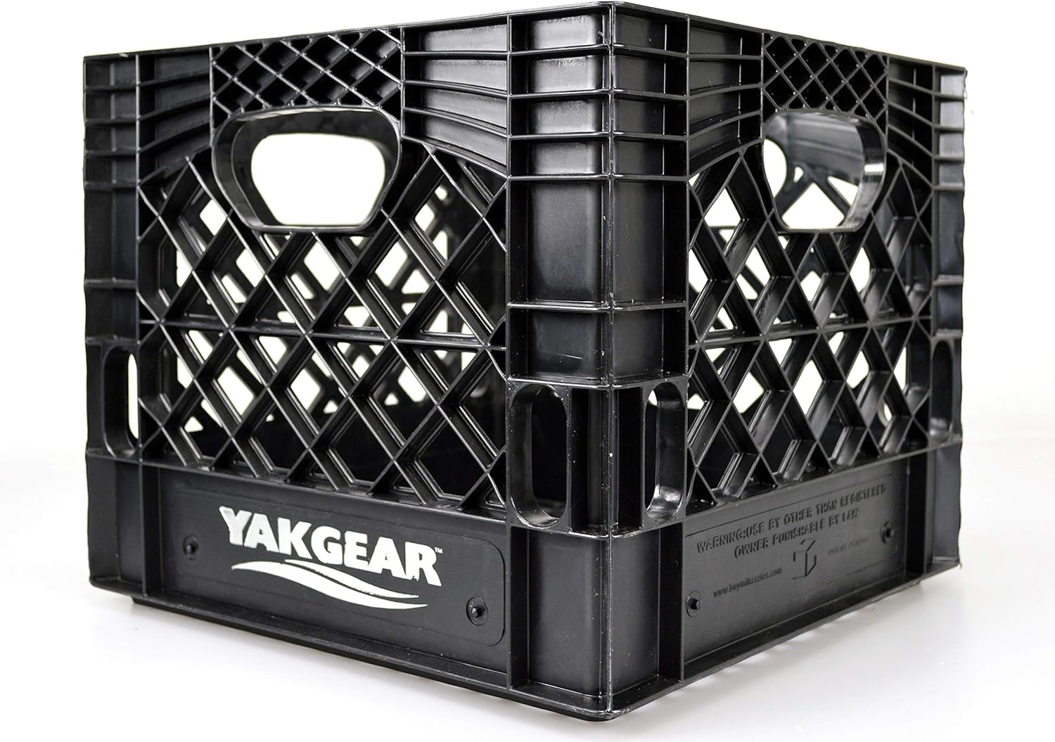 Yak Gear BMC13 Black Kayak Fishing Milk Crate, Square, 13" X 13", Kayaks Amazon Canada
