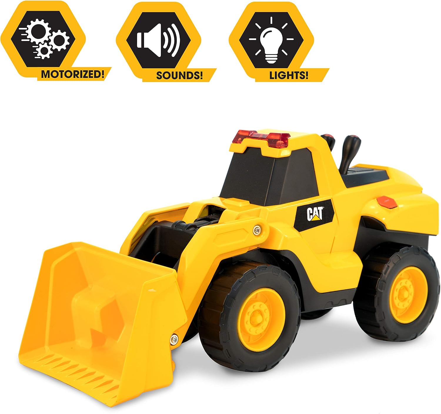MIGHTY MOTORIZED WHEEL LOADER, Black, 15 inches (L) x 5.7 inches (W) x 7.5 inches (H) - Image 4