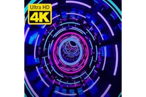 Soothing metallic Blue Pink color Neon light Relax Tunnel Abstract background Music for Sleep Meditation and Relaxation Fore 