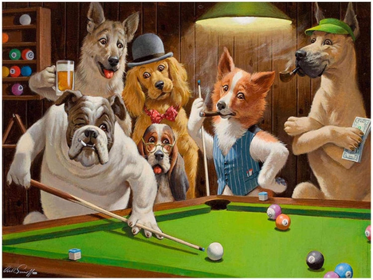 SHKHJBH Pintura Moderna 50x70cm sin Marco Impresión en Lienzo Animal de